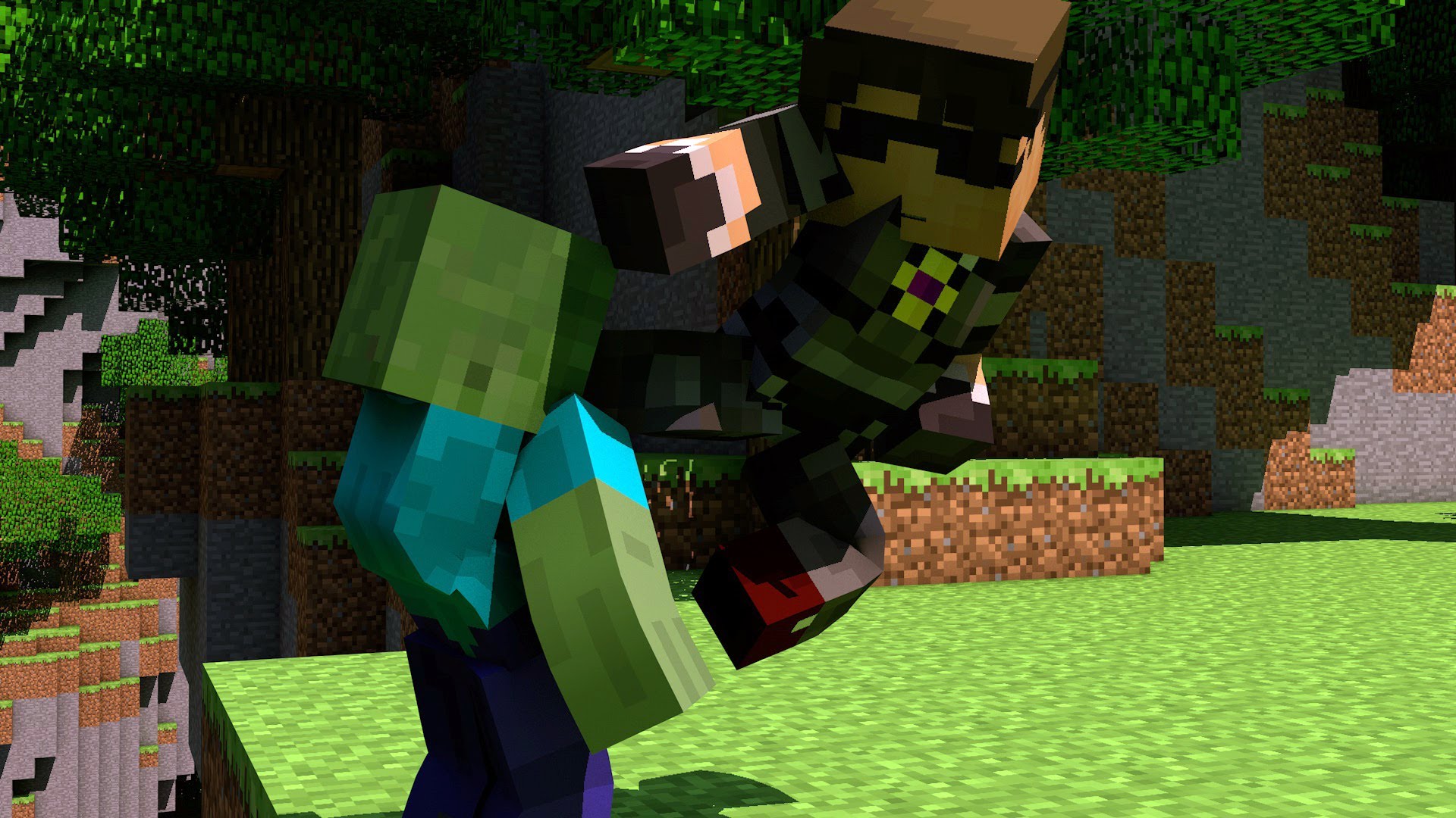 44 Minecraft Animation Wallpapers On Wallpapersafari