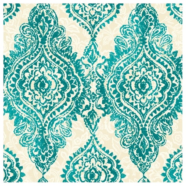 York Sure Strip Turquoise Boho Chic Removable Wallpaper Traditional