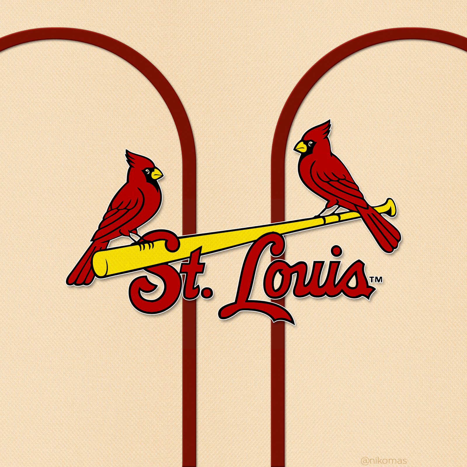 Wallpaper St Louis Cardinals iPhone4s You Stl Logo