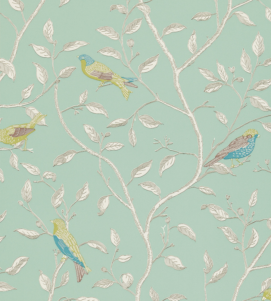 Finches Wallpaper By Sanderson Jane Clayton