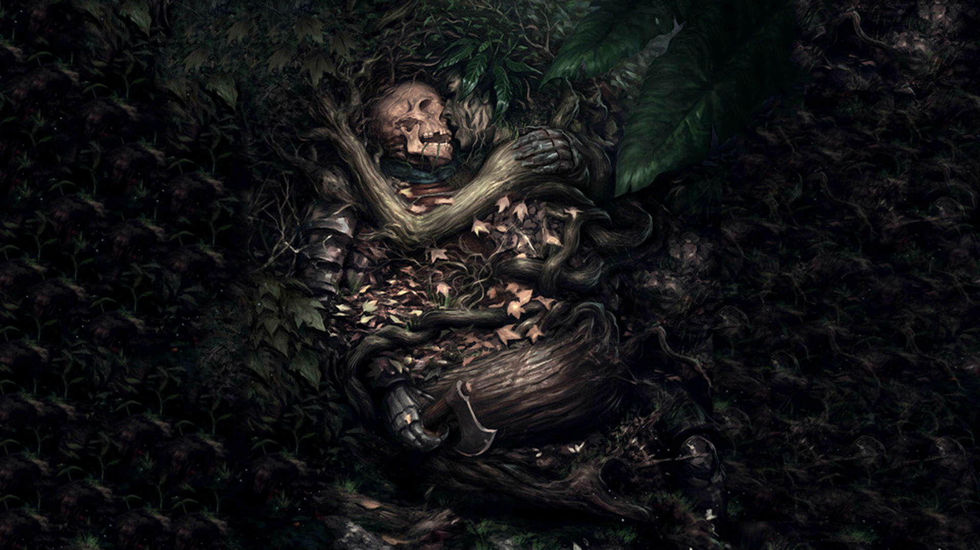 Dark Gothic Fantasy Skull Mood Love Death Sad Sorrow Wallpaper