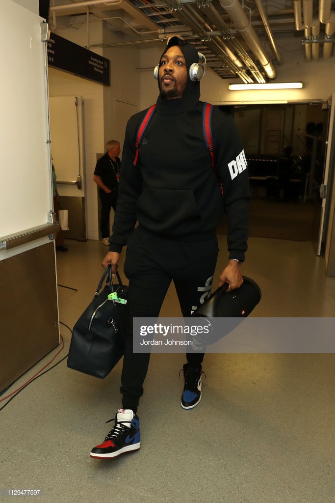 Dwight Howard Of The Washington Wizards Arrives For Game