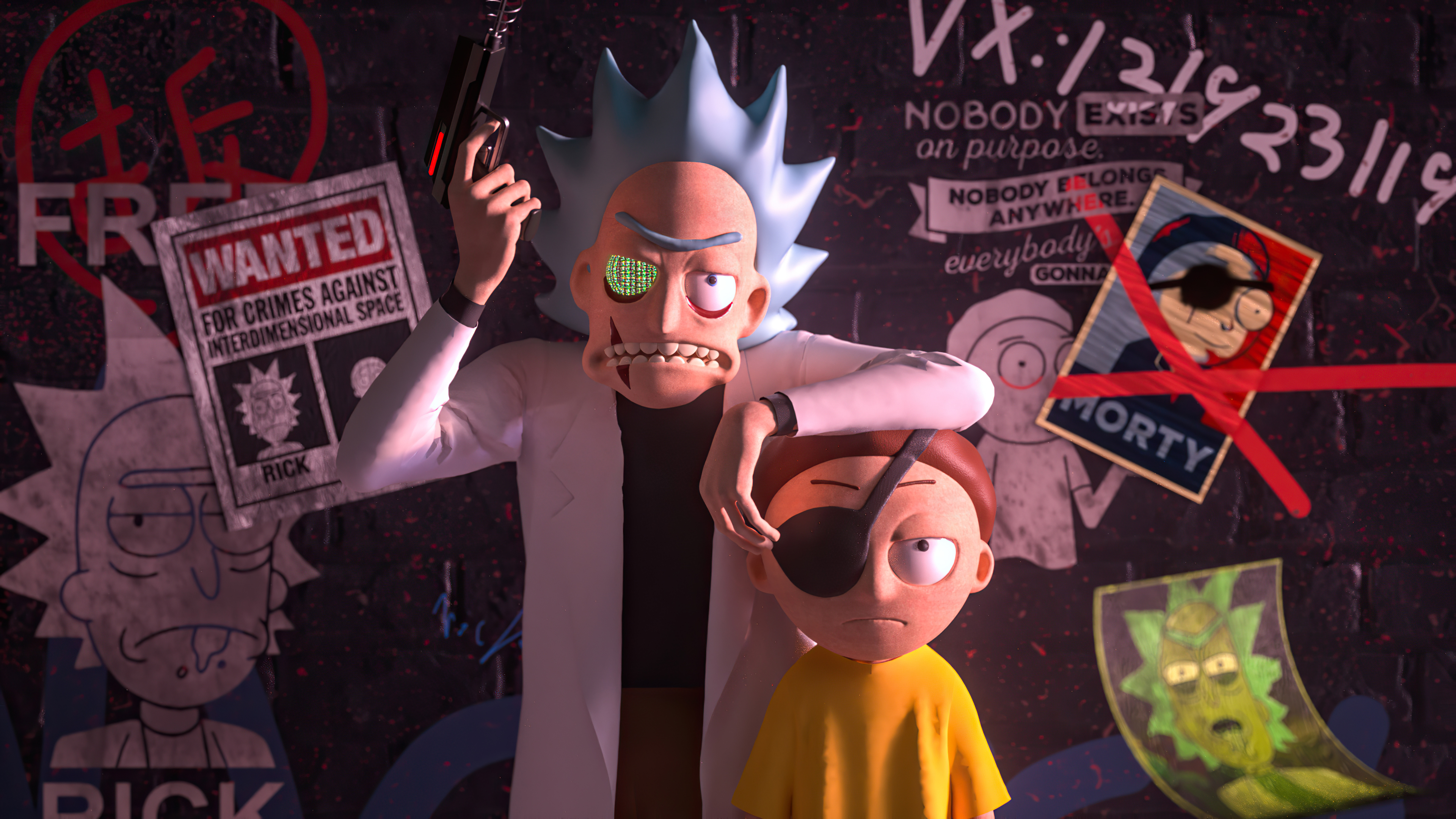 Rick And Morty Season Wallpaper HD Tv Shows 4k