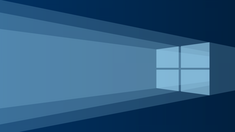 Name Windows 10 Minimalism Blue Background Ultra HD Wallpapers