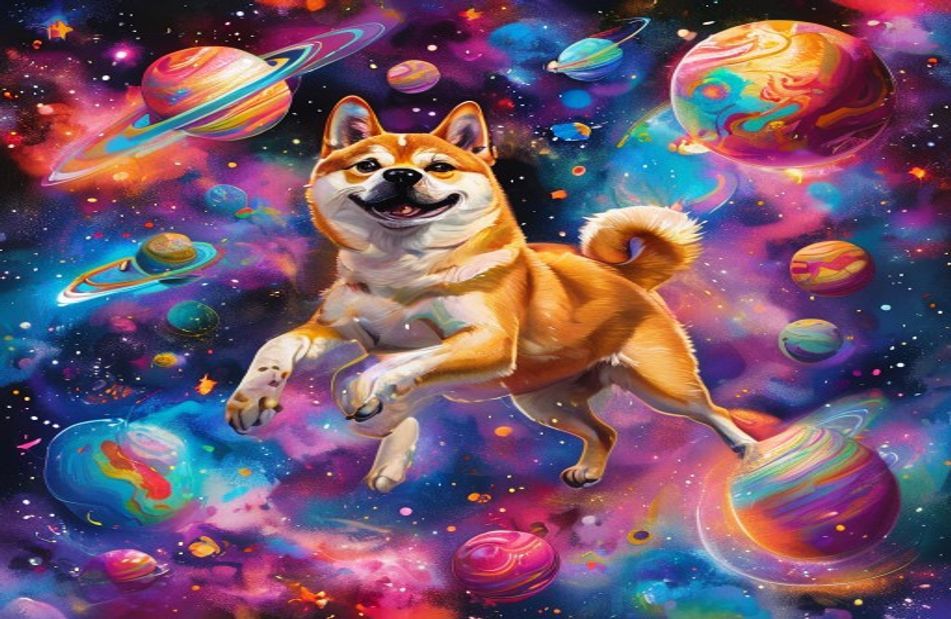 Doge Space Wallpaper