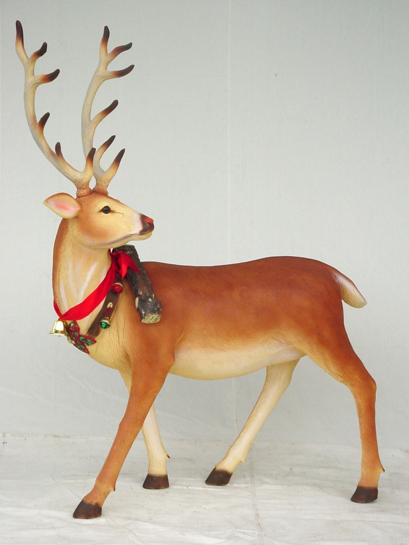 Religion And Holidays Reindeer Christmas Long Horn