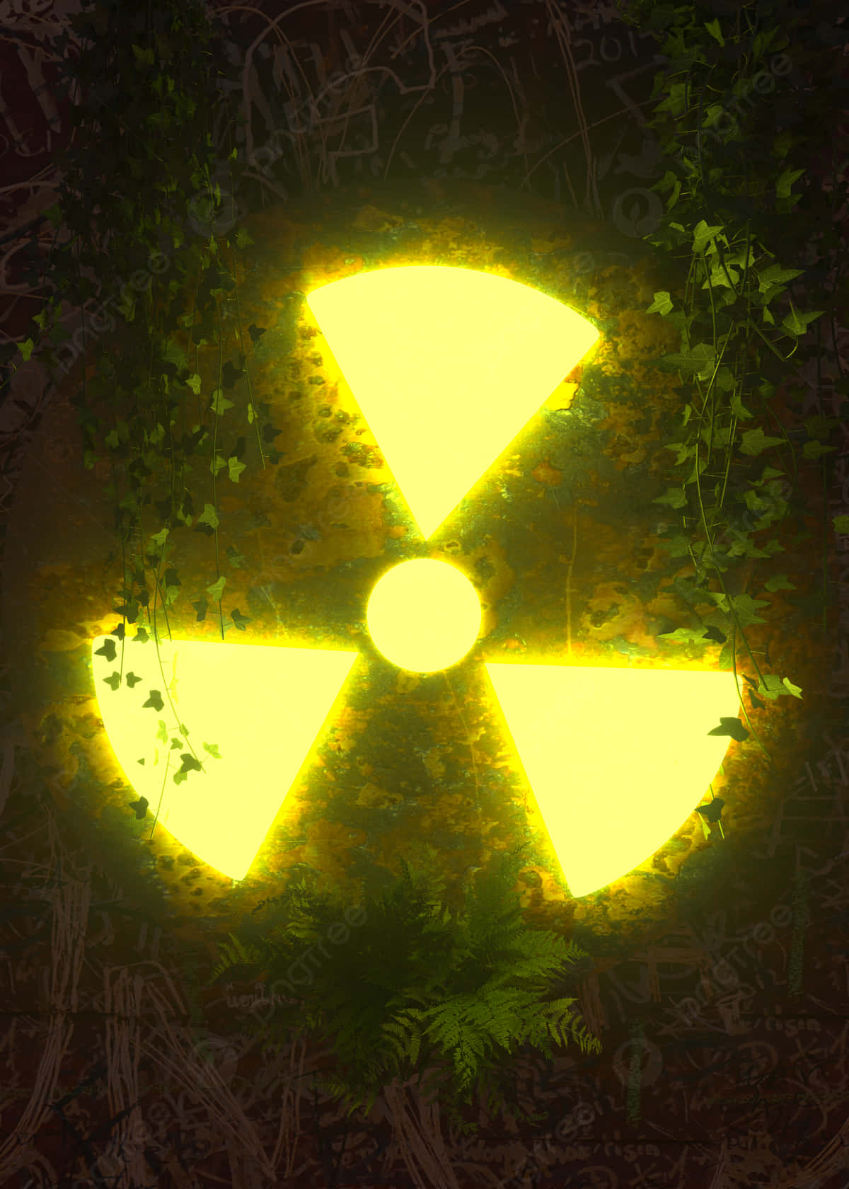 Yellow Neon Light Wallpaper