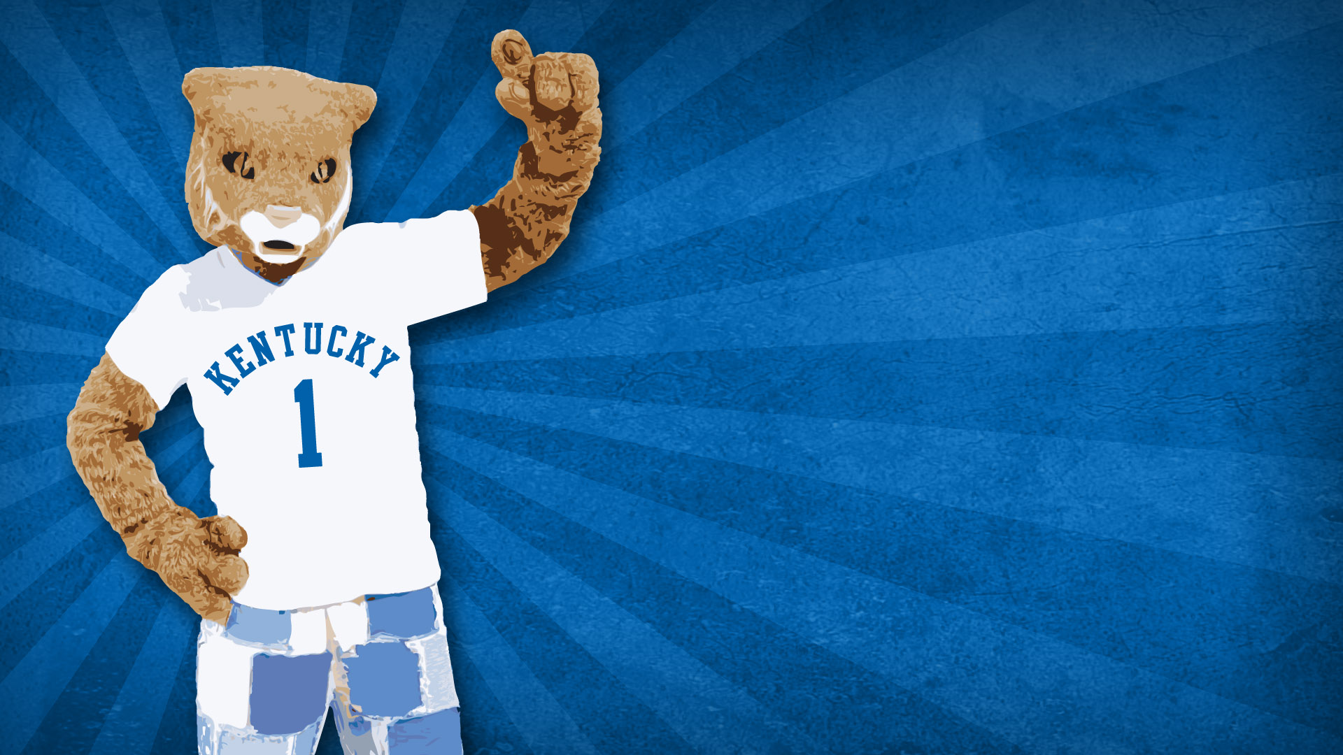  University of Kentucky desktop wallpaper featuring the Wildcats mascot