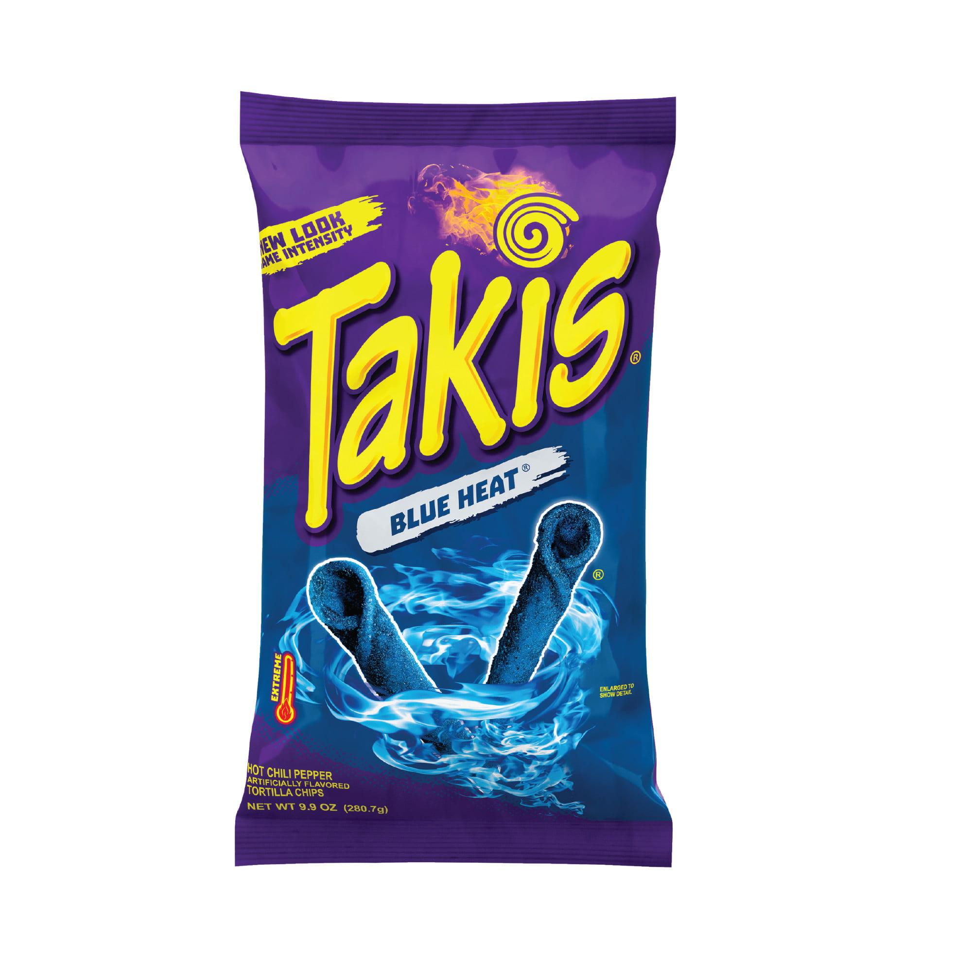 Takis Blue Heat Rolls 99 oz Bag Hot Chili Pepper Flavored Spicy
