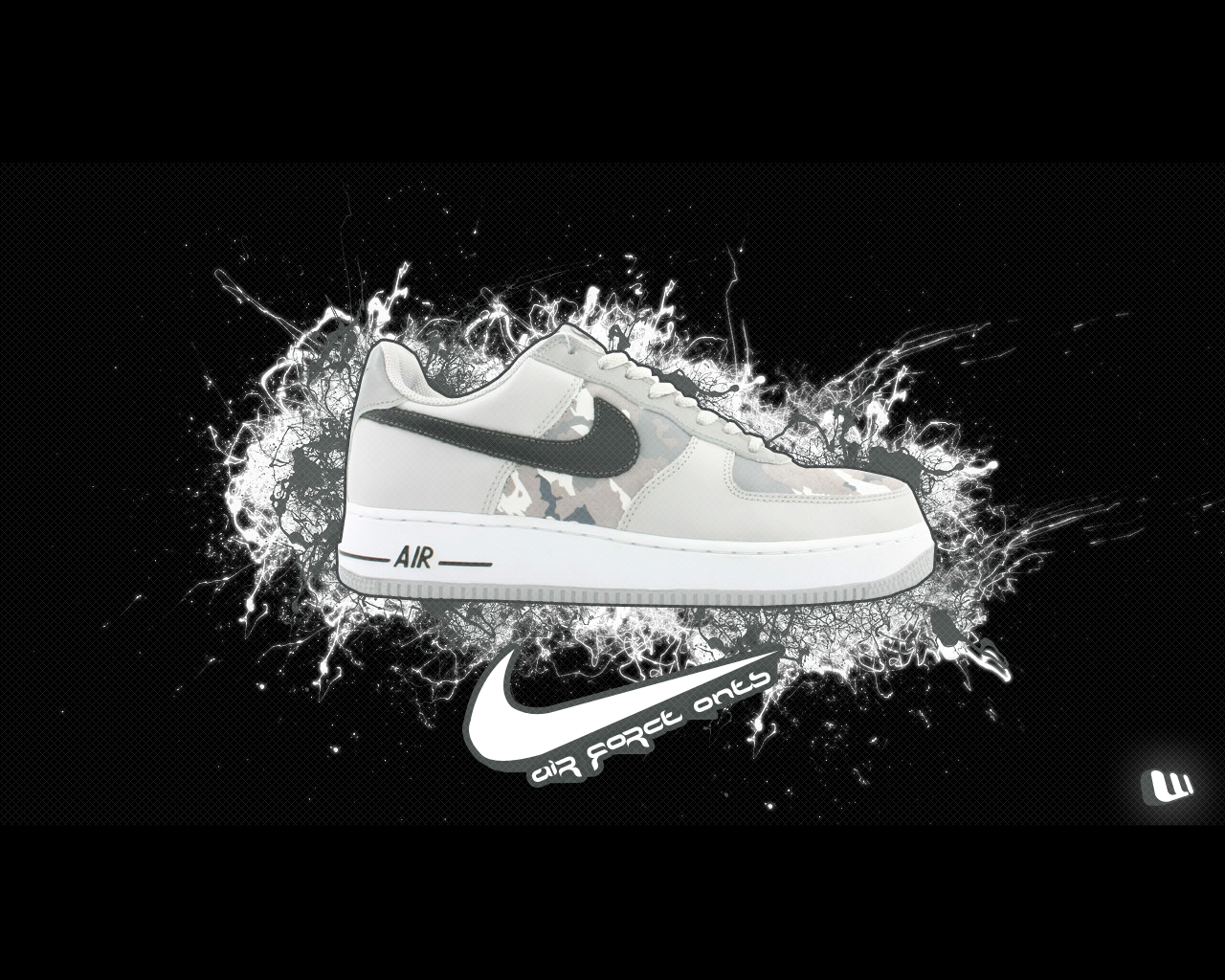 nike air force one by icecream trillaking fan art wallpaper other 2008