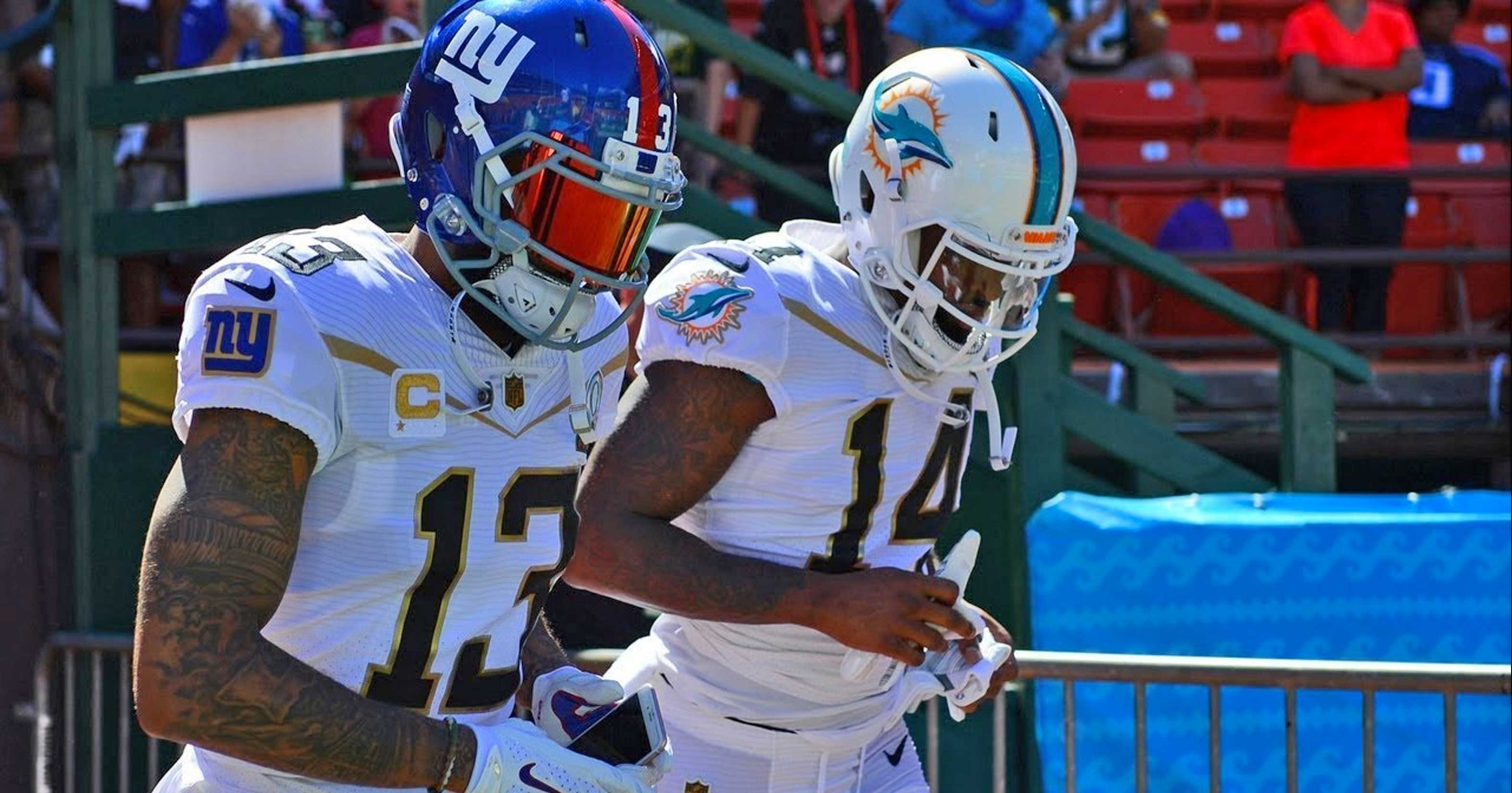 New Browns Wr Jarvis Landry Recruiting Odell Beckham Jr To