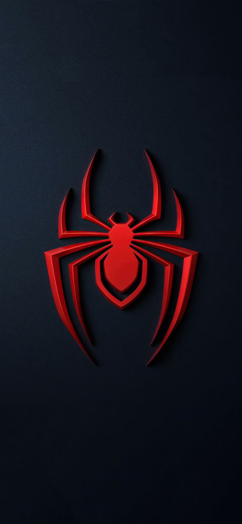 Spider Man Miles Morales Logo 4k iPhone X Wallpaper