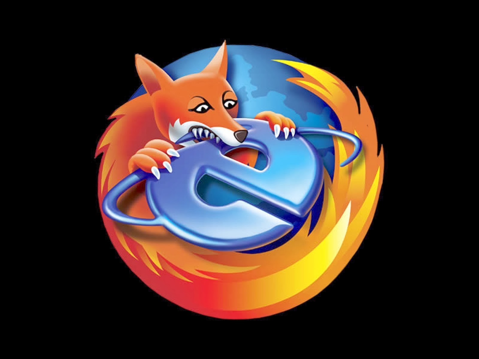 Firefox Taking Over Inter Explorer Hr Wallpaper