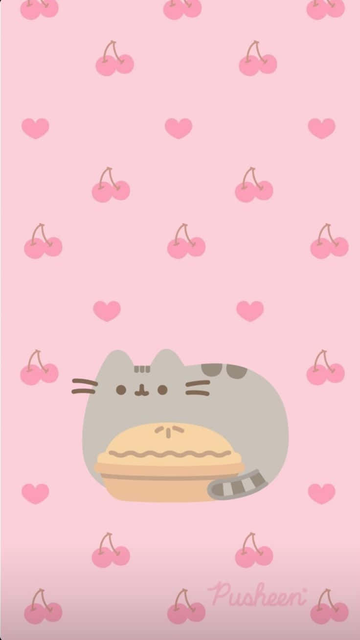 Check Out This Adorable And Cute Pusheen Wallpaper