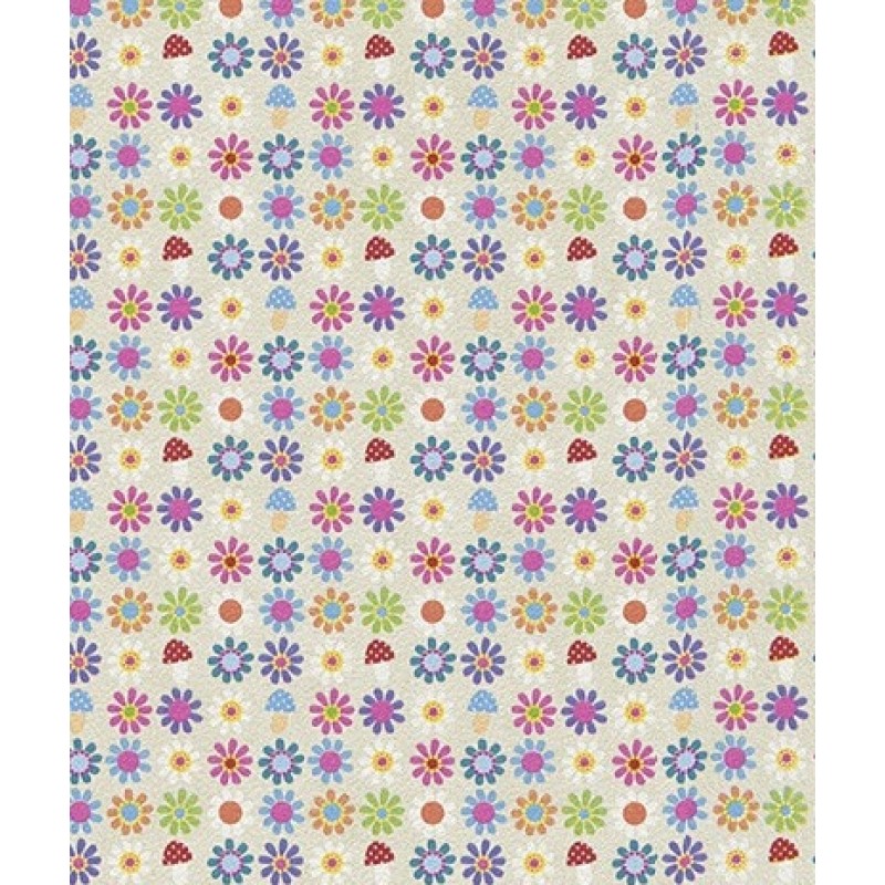 Home Flower Power Multi Colour Wallpaper by Rasch 287707