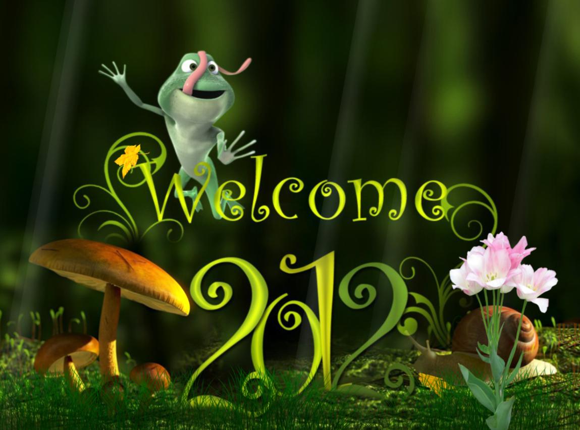 New Year Animated Wallpaper Grasscloth
