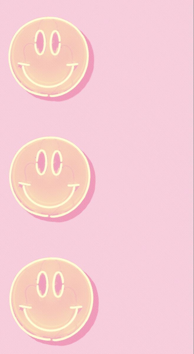 Smiley Face Wallpaper In iPhone Pattern Pretty