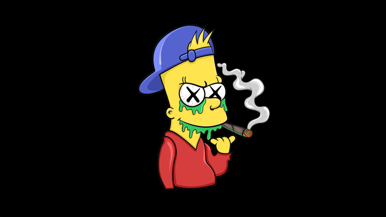 Bart Simpson Minimal 5k Wallpaper Resolution HD 4k Image
