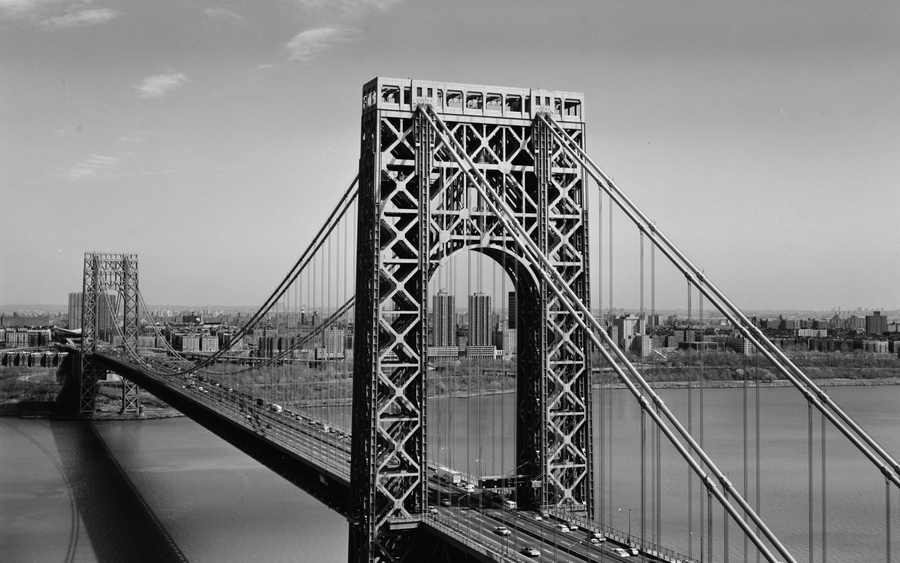 New York Wallpaper Black And White HD Background