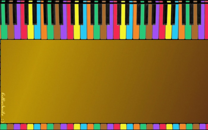 Keys Border i Golden   Pianoforte Piano Sharp Note Key Keyboard