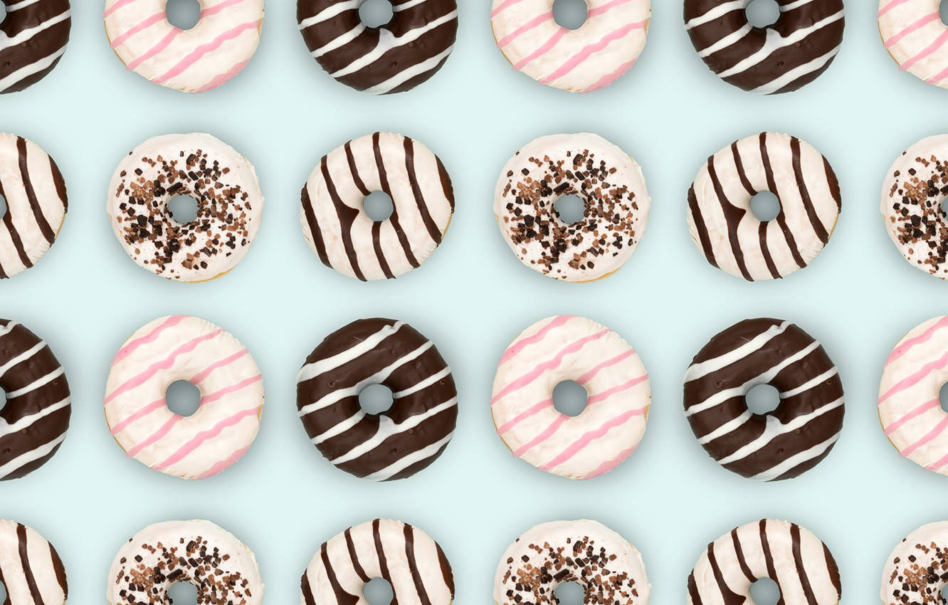 Stripe Glazed Donuts 7zr1say77fwc4k83 Wallpaper