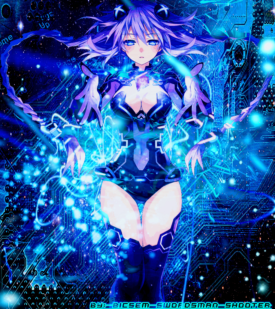 Purple Heart Hyperdimension Neptunia By Bicsem