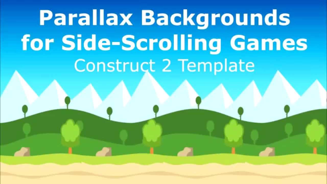 Parallax Background For Side Scrolling Game Construct2 Template