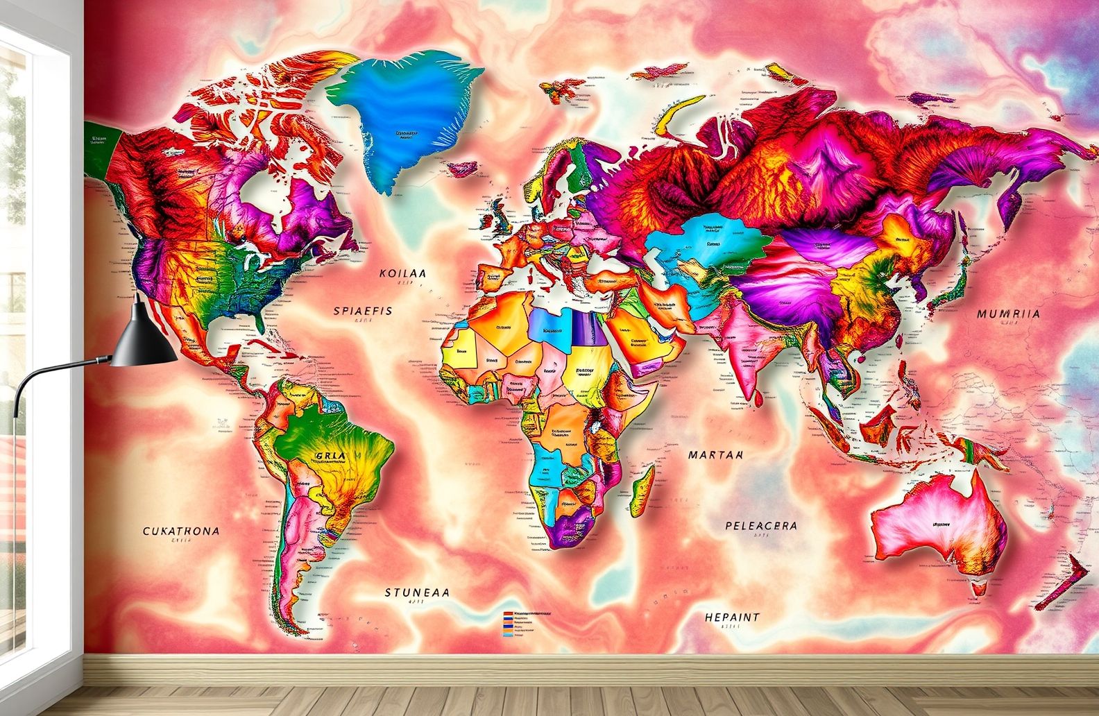 World Map Wallpaper High Resolution