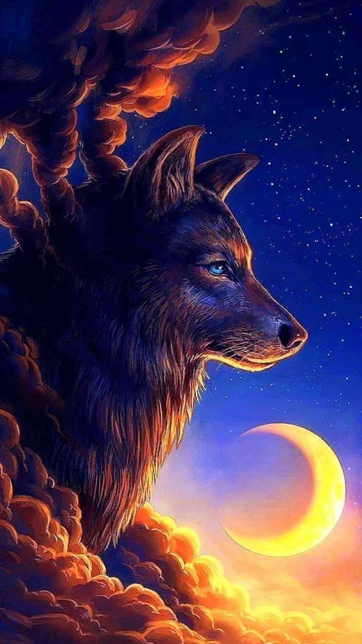Animated Wolf HD Wallpaper