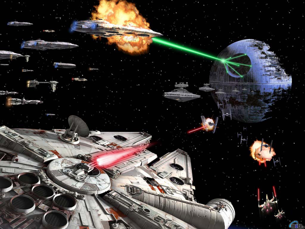 Star Wars Space Battle Wallpaper Group