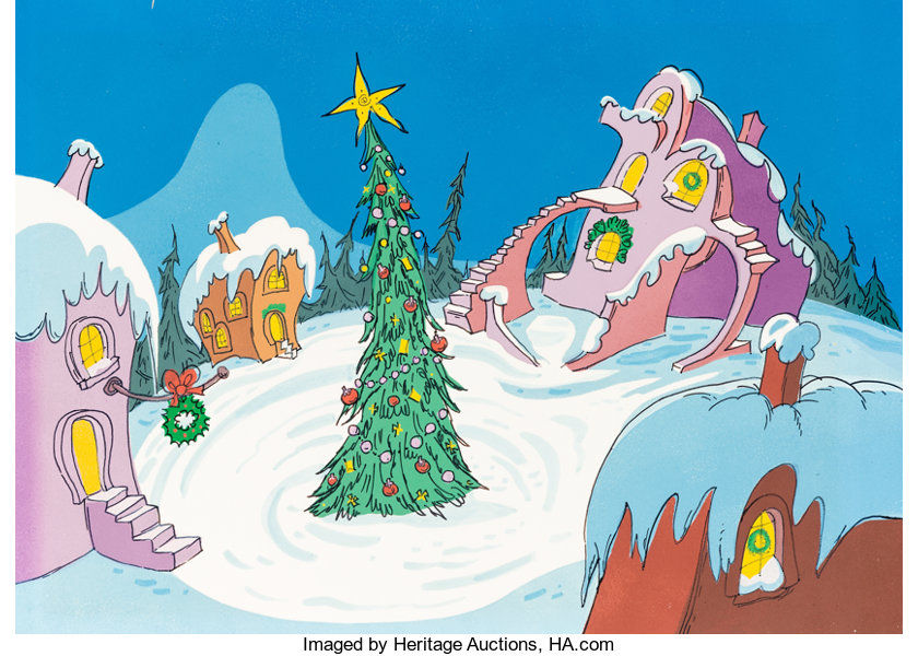 How The Grinch Stole Christmas Whoville Tree Preliminary