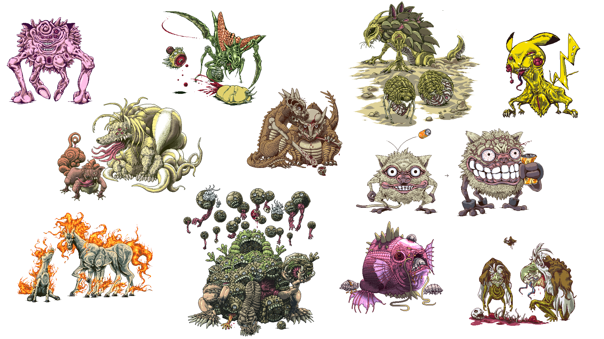 What Pokemon Would Look Like If They Were Made From The Stuff Of