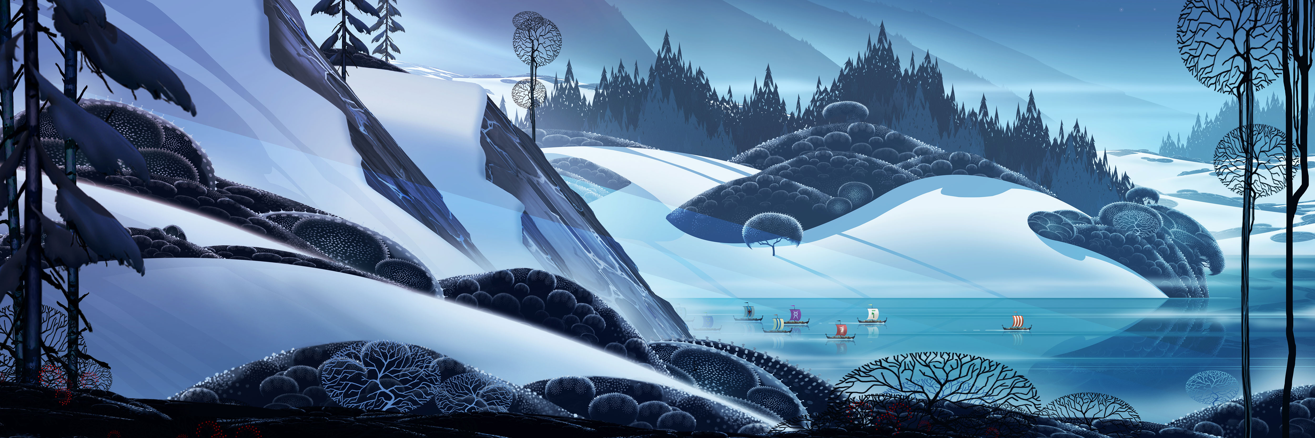 Fine Art Banner Saga Is One Of The Most Beautiful Video Games Ive