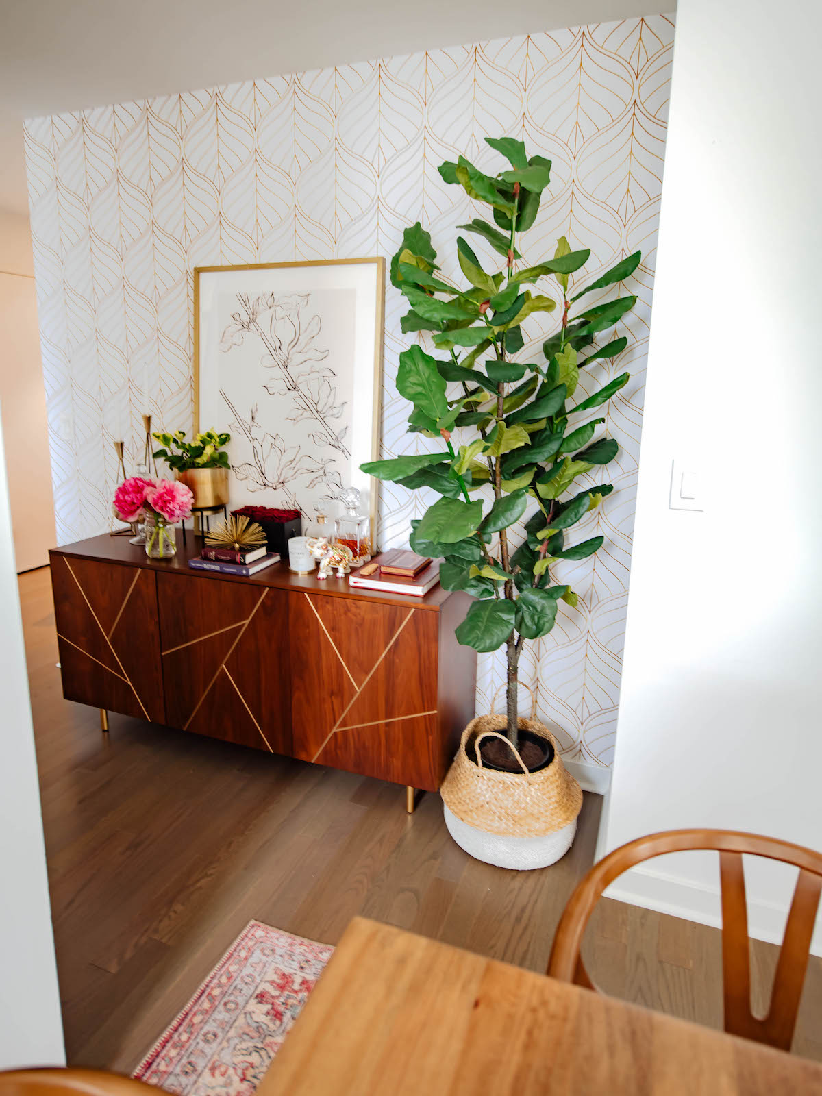 Free download DIY Accent Wall How To Apply Temporary Wallpaper In A