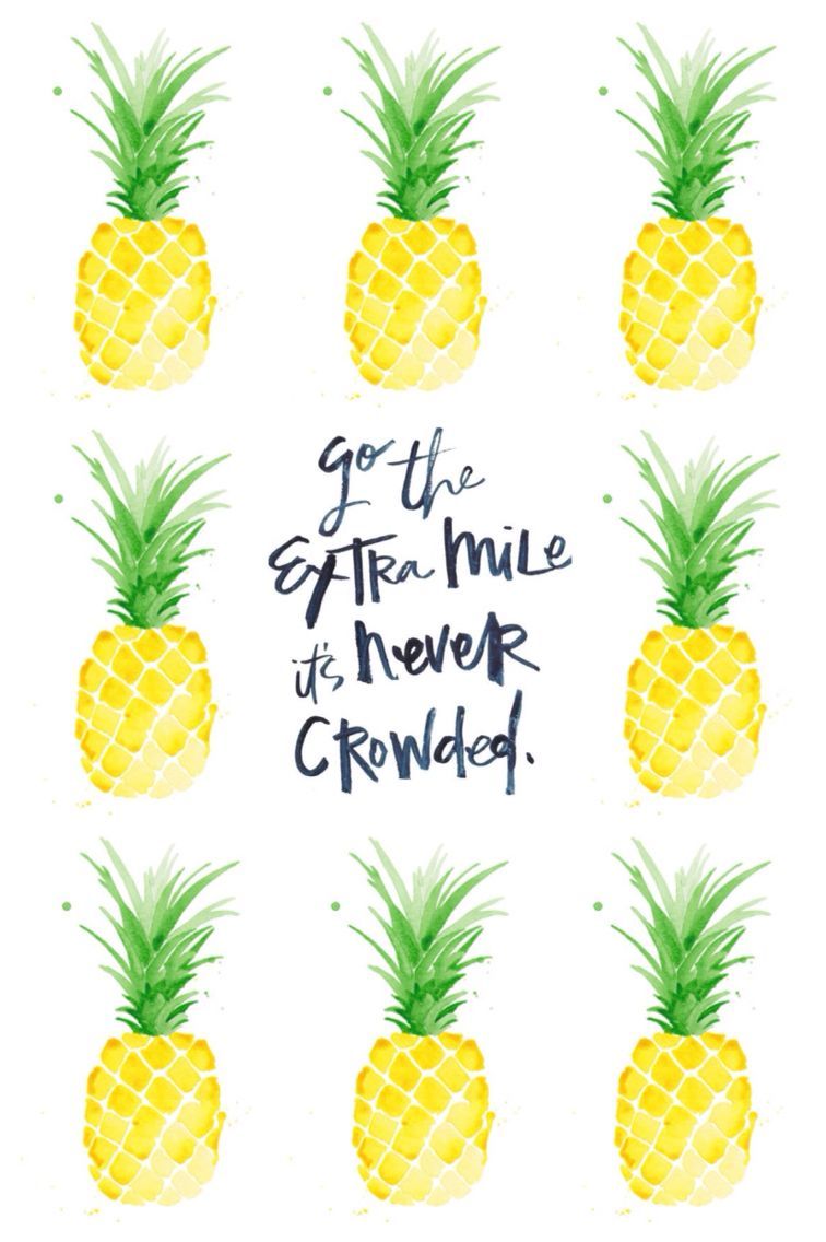 Simple And Cute Pinapple Wallpaper On