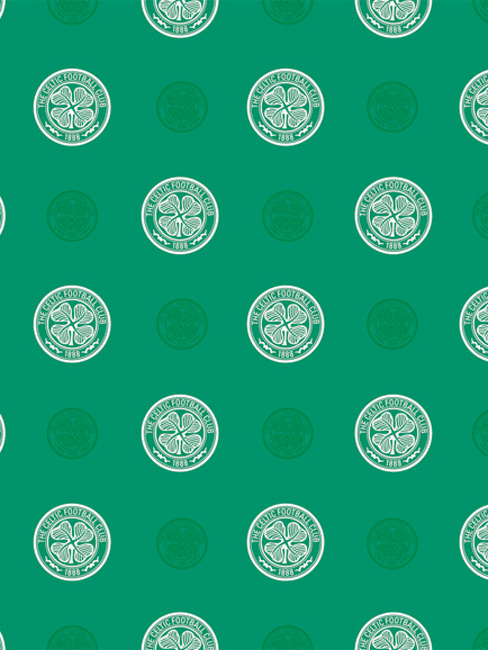 Fc Crest Matching Wallpaper Border Available Colour White And Green