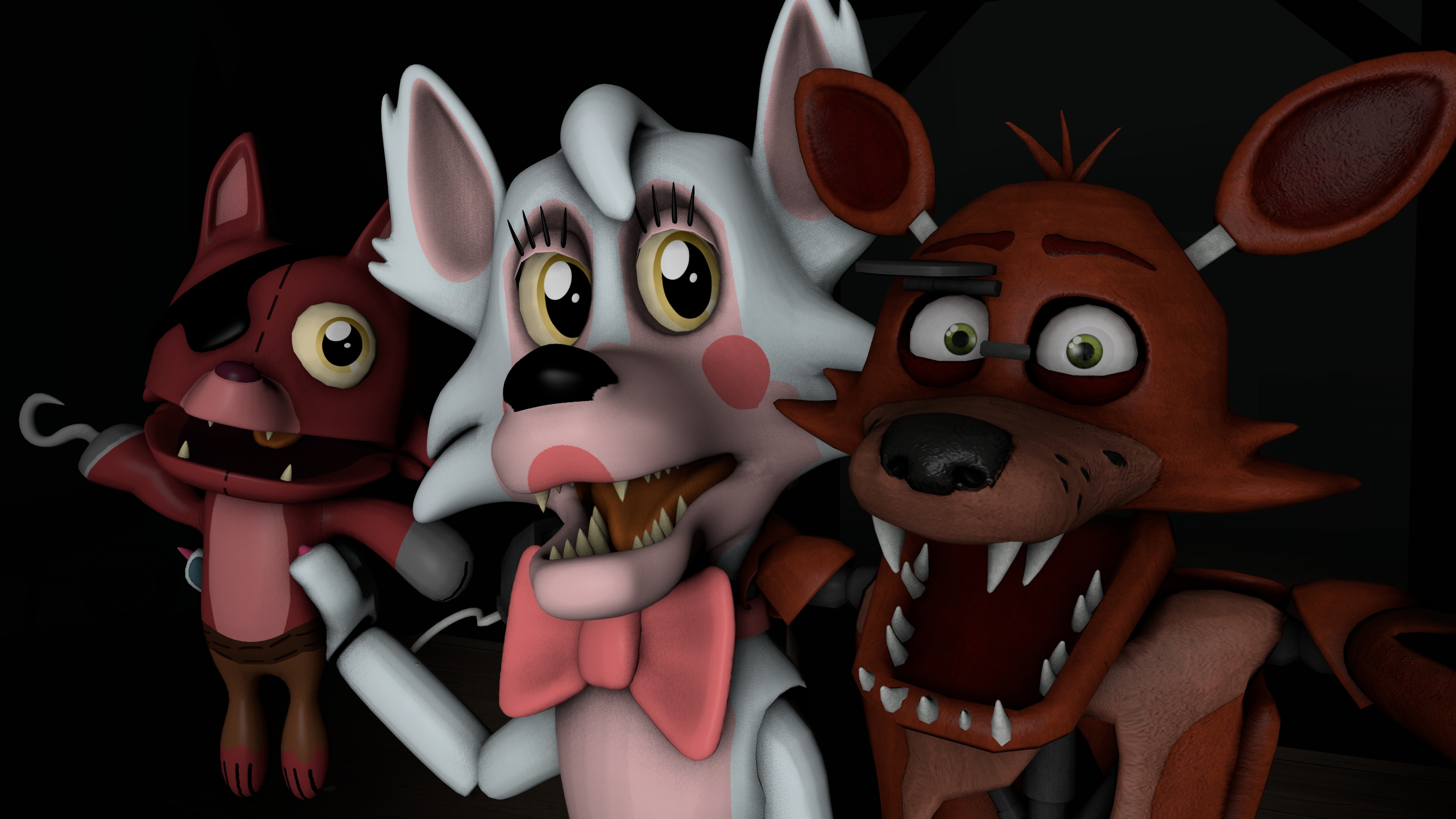 Sfm Fnaf Selfie With Foxy And Mangle By Antihacking5000