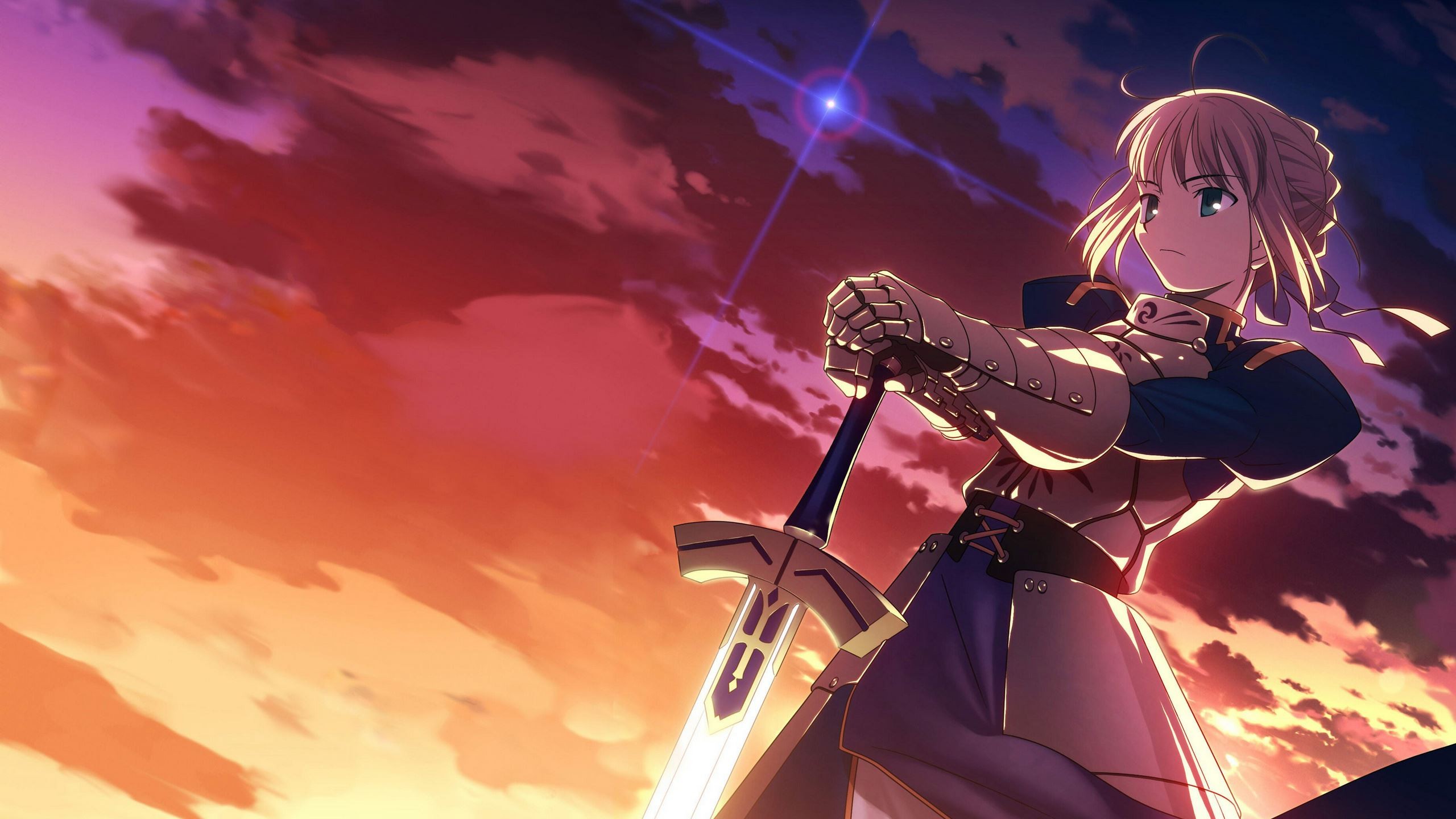 Fate Stay Night Saber Wallpaper 2560x1440