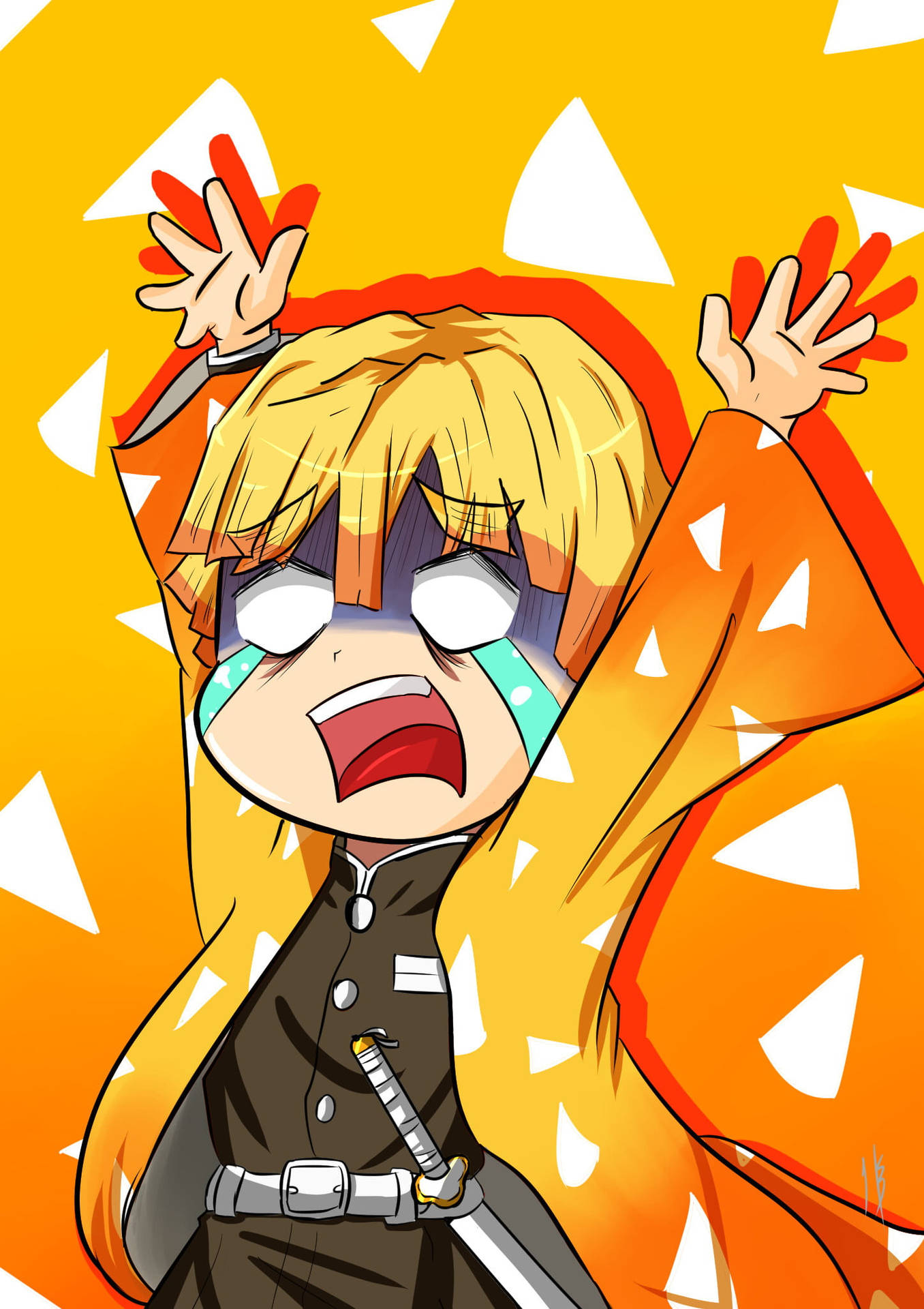 Top Cute Zenitsu Wallpaper Full HD 4k To Use