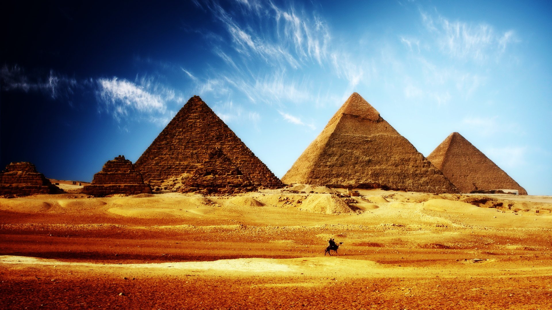 Egypt Pyramids Hdr Hd Wallpaper Wallpaper List