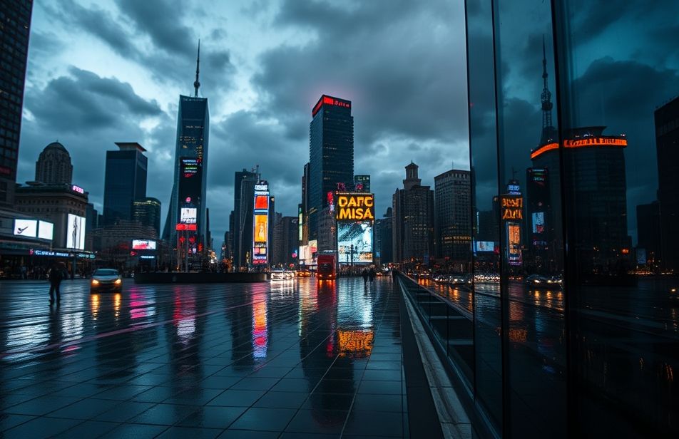 City Rain Wallpaper