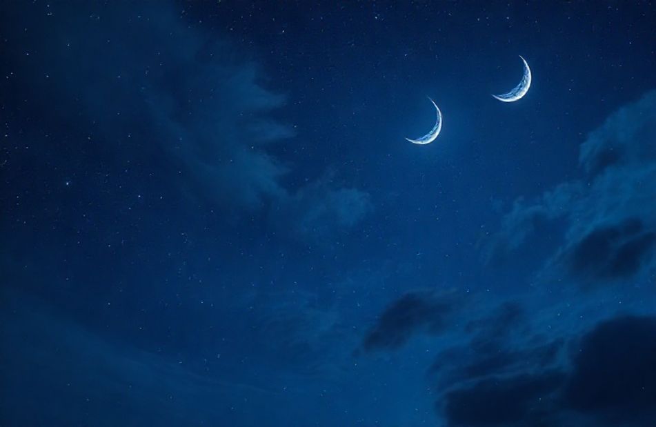 Blue Night Sky Wallpaper