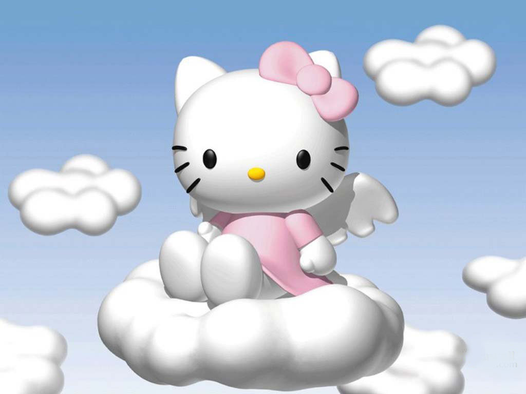 Hello Kitty Easter Angel Wallpaper