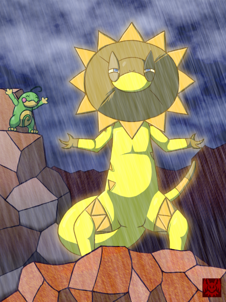 Image Result For Heliolisk Art Anime Pokemon X And Y