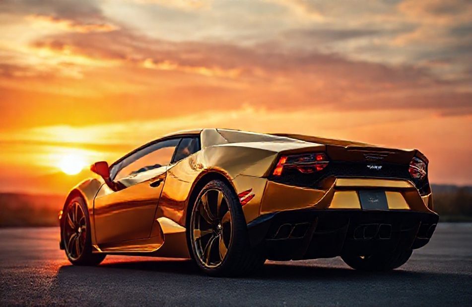Gold Lamborghini Wallpaper