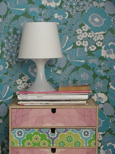 How To Use Wallpaper On Furniture
