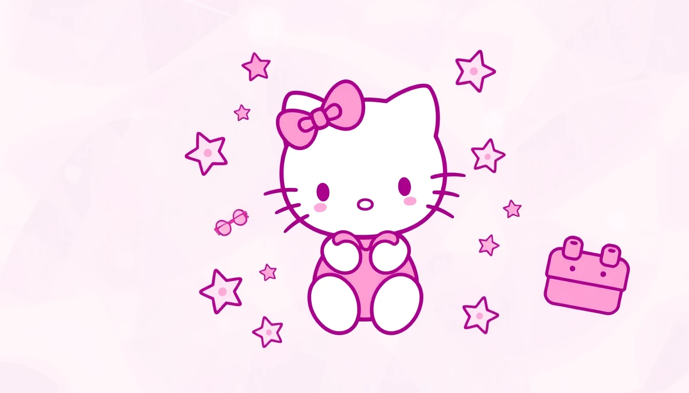 Purple Hello Kitty Wallpaper