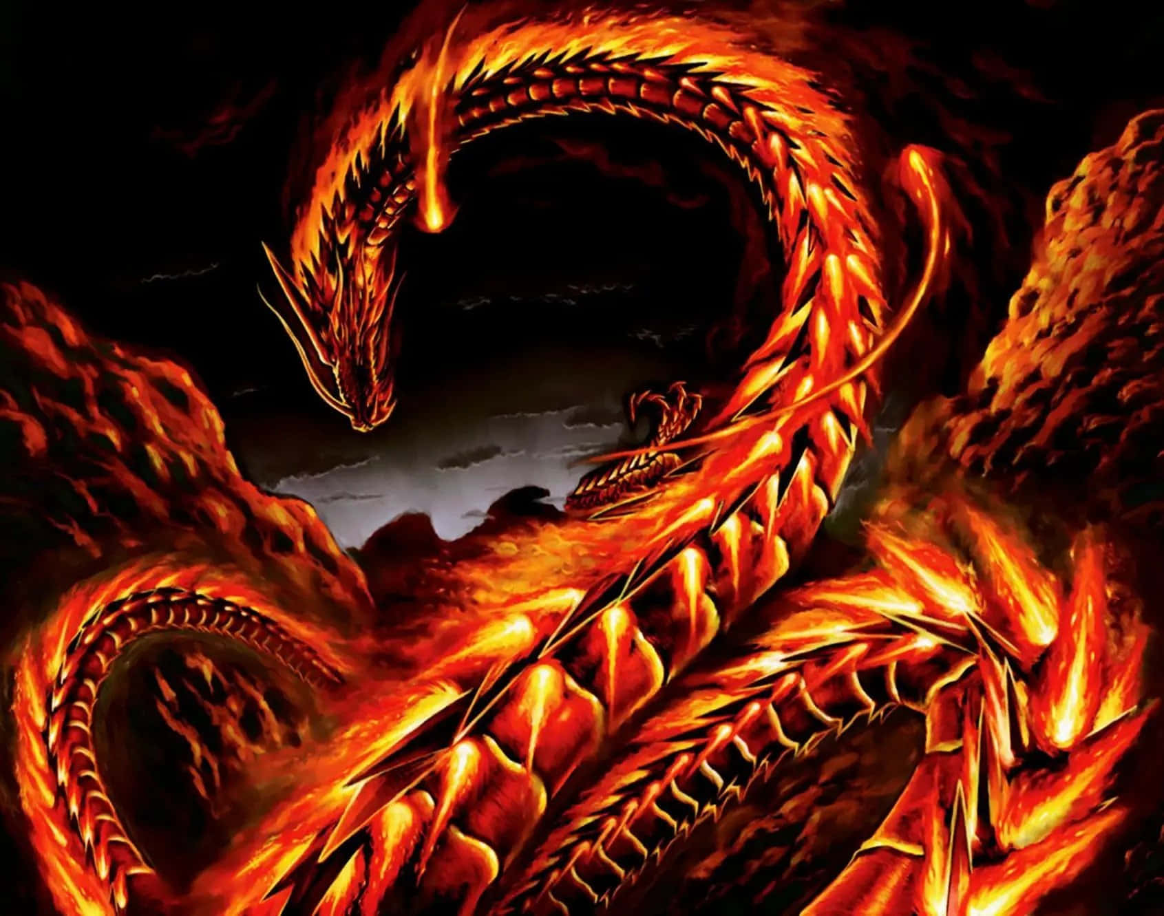 Fire Dragon Wallpaper