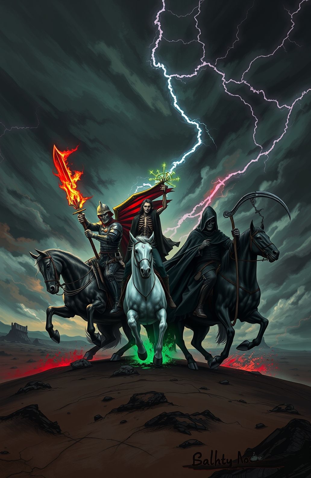 Four Horsemen Of The Apocalypse Wallpaper