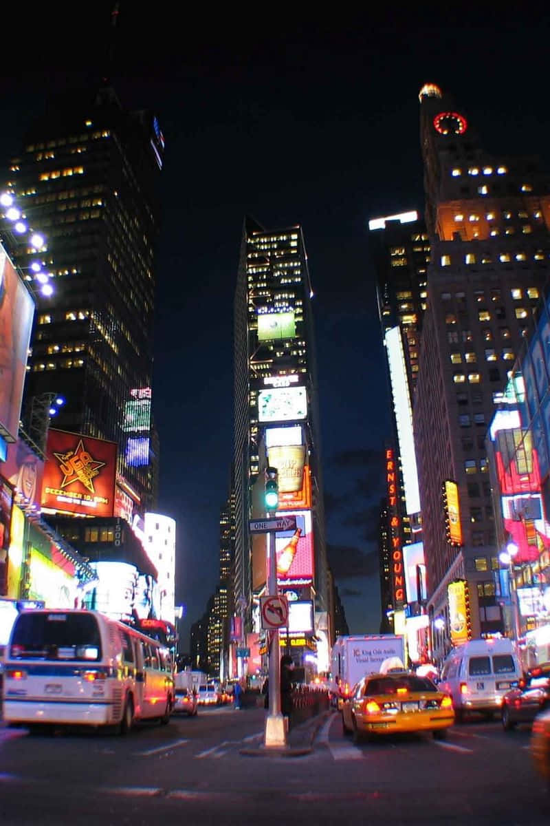 New York City Night iPhone Wallpaper